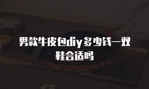 男款牛皮包diy多少钱一双鞋合适吗