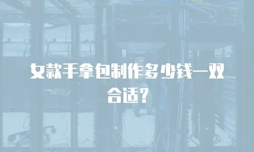女款手拿包制作多少钱一双合适？