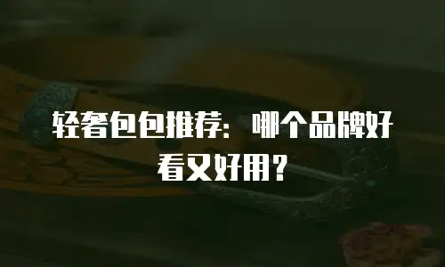 轻奢包包推荐：哪个品牌好看又好用？