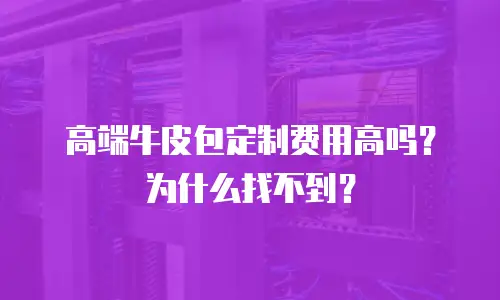 高端牛皮包定制费用高吗？为什么找不到？