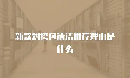 新款斜挎包清洁推荐理由是什么