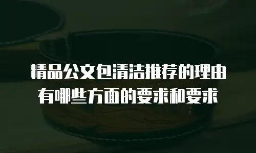 精品公文包清洁推荐的理由有哪些方面的要求和要求
