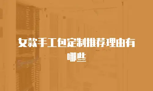女款手工包定制推荐理由有哪些