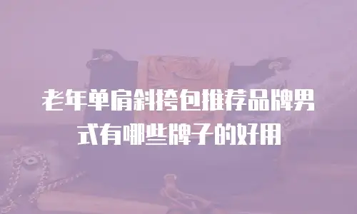 老年单肩斜挎包推荐品牌男式有哪些牌子的好用