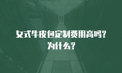 女式牛皮包定制费用高吗？为什么？