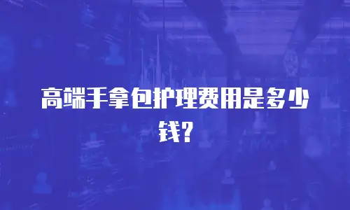 高端手拿包护理费用是多少钱？