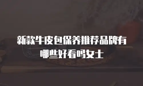 新款牛皮包保养推荐品牌有哪些好看吗女士