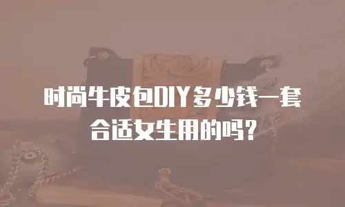 时尚牛皮包DIY多少钱一套合适女生用的吗？