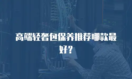 高端轻奢包保养推荐哪款最好？