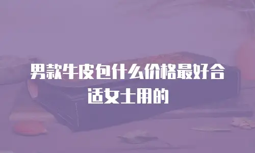 男款牛皮包什么价格最好合适女士用的
