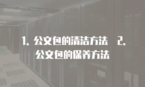 新款公文包清洁价格多少合适