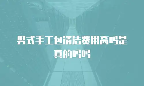男式手工包清洁费用高吗是真的吗吗