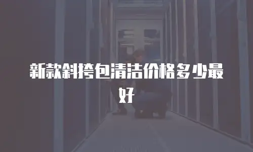 新款斜挎包清洁价格多少最好