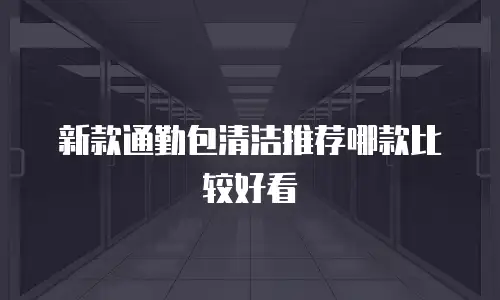 新款通勤包清洁推荐哪款比较好看