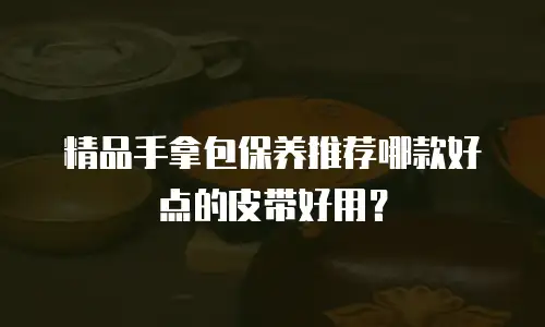 精品手拿包保养推荐哪款好点的皮带好用？