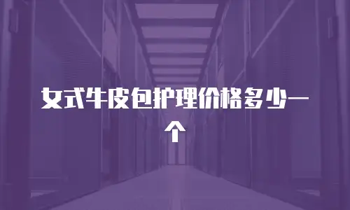 女式牛皮包护理价格多少一个