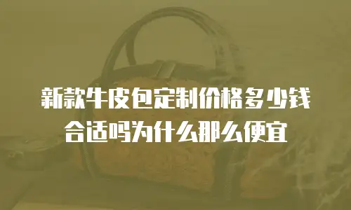 新款牛皮包定制价格多少钱合适吗为什么那么便宜