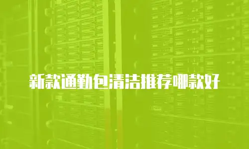 新款通勤包清洁推荐哪款好