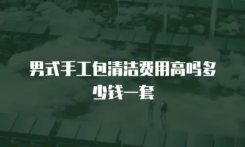 男式手工包清洁费用高吗多少钱一套