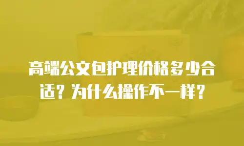 高端公文包护理价格多少合适？为什么操作不一样？