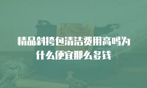 精品斜挎包清洁费用高吗为什么便宜那么多钱