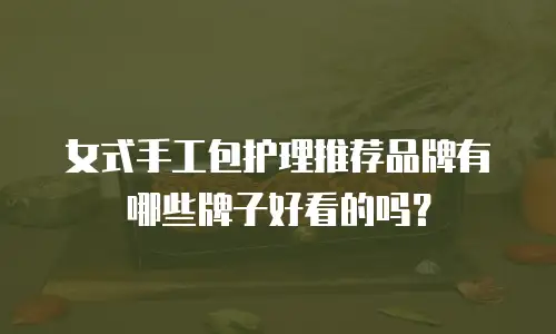女式手工包护理推荐品牌有哪些牌子好看的吗？