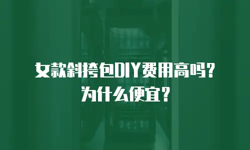 女款斜挎包DIY费用高吗？为什么便宜？