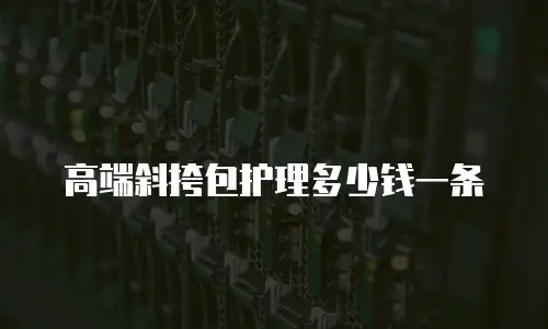 高端斜挎包护理多少钱一条