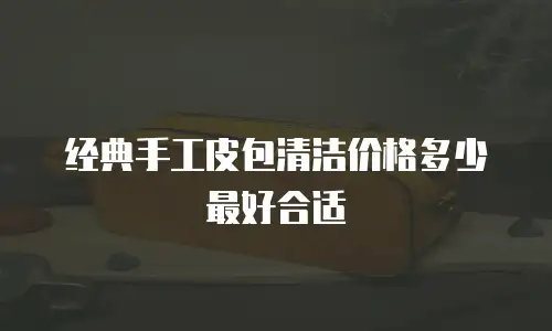 经典手工皮包清洁价格多少最好合适