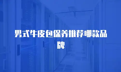男式牛皮包保养推荐哪款品牌
