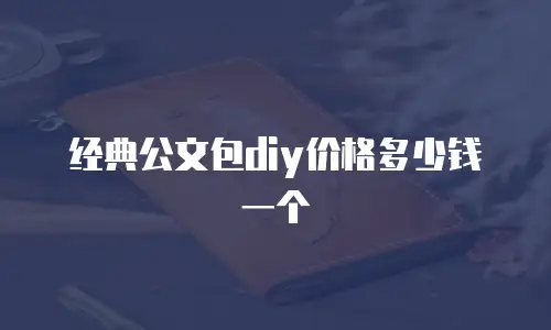 经典公文包diy价格多少钱一个