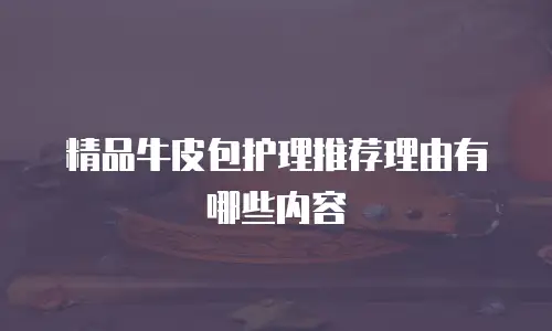 精品牛皮包护理推荐理由有哪些内容