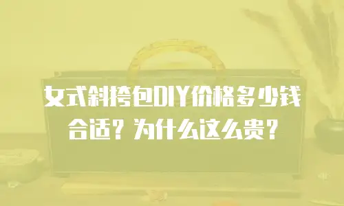 女式斜挎包DIY价格多少钱合适？为什么这么贵？