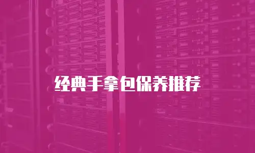 经典手拿包保养推荐