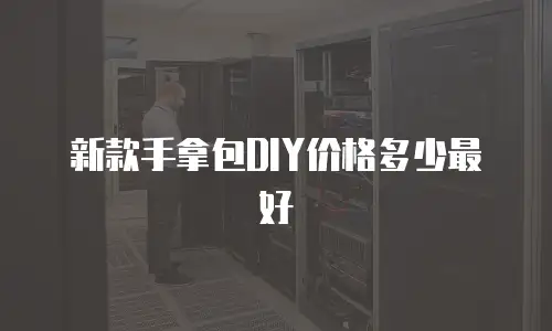 新款手拿包DIY价格多少最好