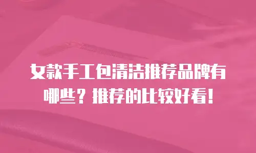女款手工包清洁推荐品牌有哪些？推荐的比较好看！