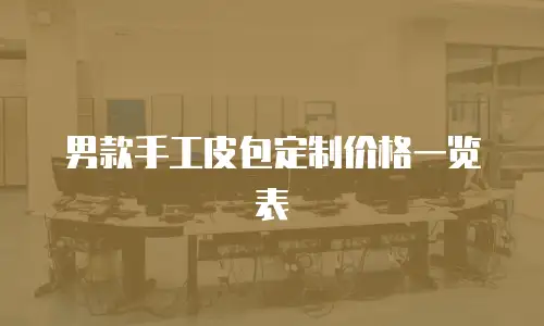 男款手工皮包定制价格一览表