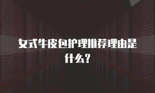 女式牛皮包护理推荐理由是什么？