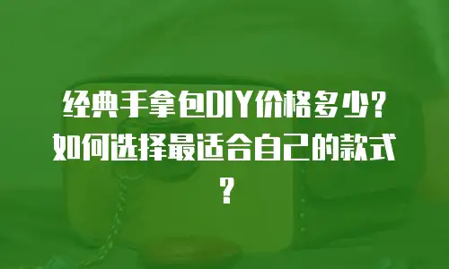 经典手拿包DIY价格多少？如何选择最适合自己的款式？