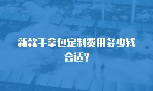 新款手拿包定制费用多少钱合适？