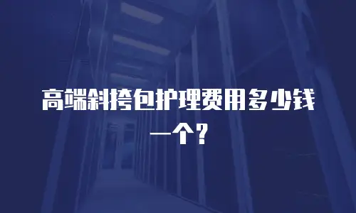 高端斜挎包护理费用多少钱一个？
