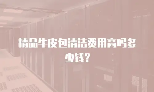精品牛皮包清洁费用高吗多少钱？