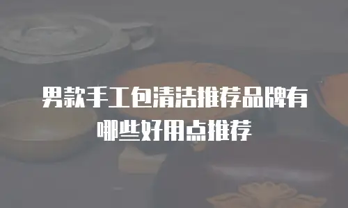 男款手工包清洁推荐品牌有哪些好用点推荐