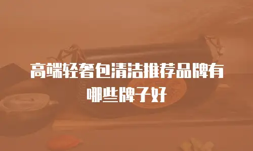 高端轻奢包清洁推荐品牌有哪些牌子好