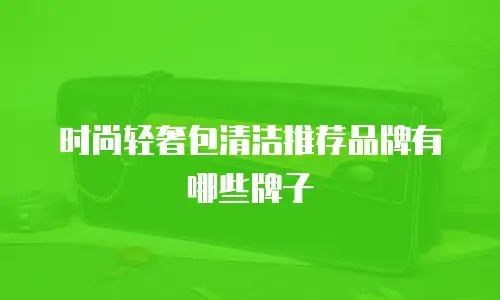 时尚轻奢包清洁推荐品牌有哪些牌子