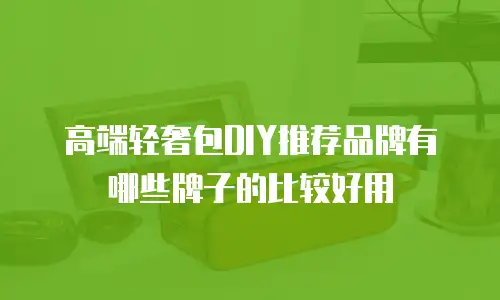高端轻奢包DIY推荐品牌有哪些牌子的比较好用