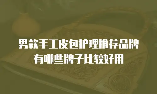 男款手工皮包护理推荐品牌有哪些牌子比较好用
