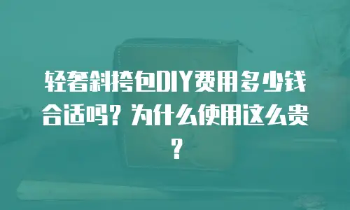 轻奢斜挎包DIY费用多少钱合适吗？为什么使用这么贵？