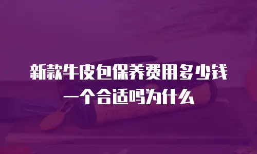 新款牛皮包保养费用多少钱一个合适吗为什么