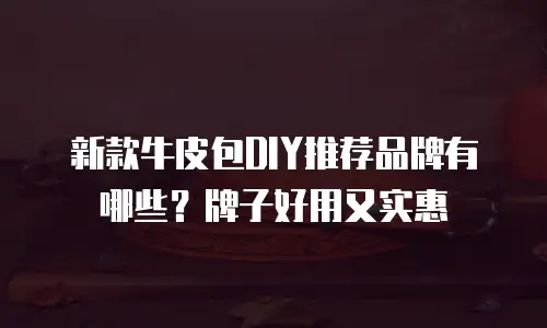 新款牛皮包DIY推荐品牌有哪些？牌子好用又实惠